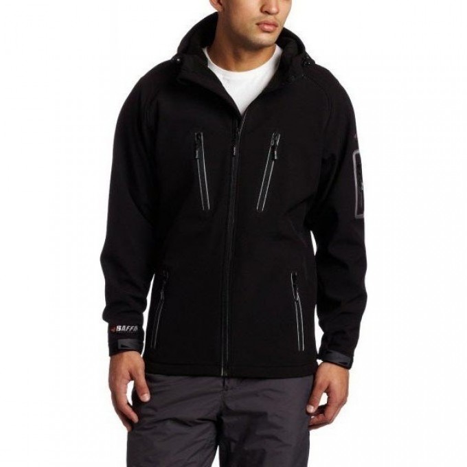 Куртка с капюшоном BAFFIN Men's Hooded Jacket Black M SHEL-M001-BK1-M